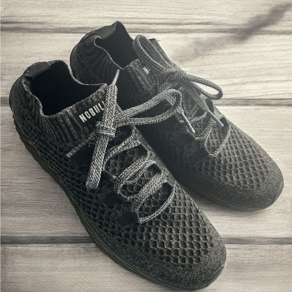 NOBULL Black Sneakers with Textured Knit Upper - Picture 1 of 5